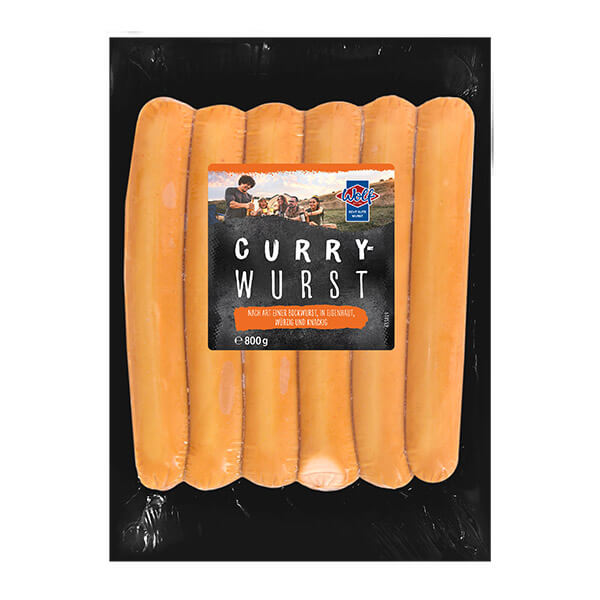 Wolf-Produkt: Currywurst.