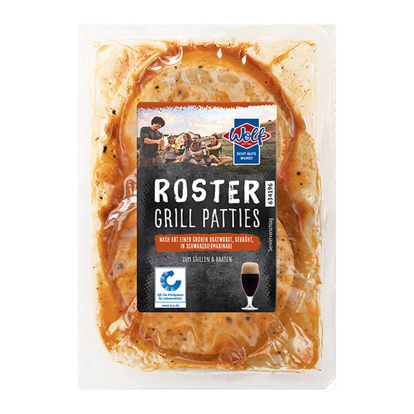 Roster Grill Patties - Wolf Essgenuss GmbH