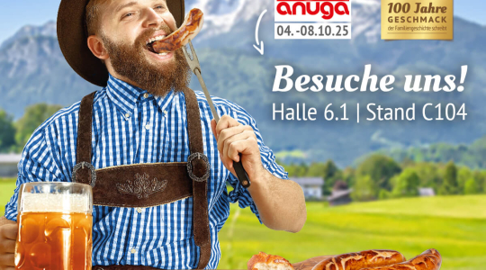 Besuche uns auf der Anuga 2025
