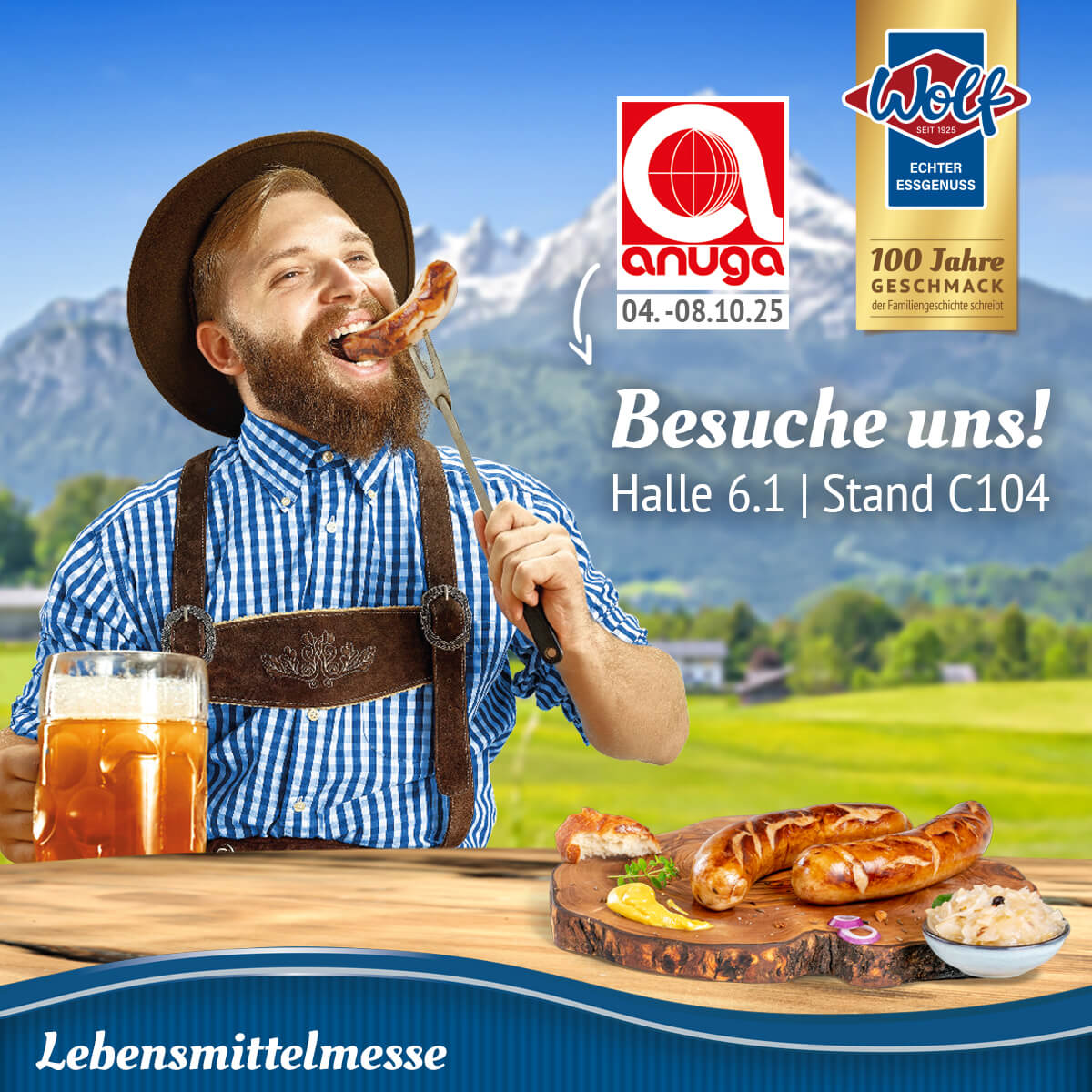 Besuche uns auf der Anuga 2025
