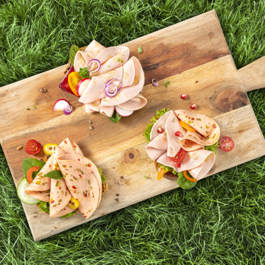 Foto von Lyonerbrötchen.