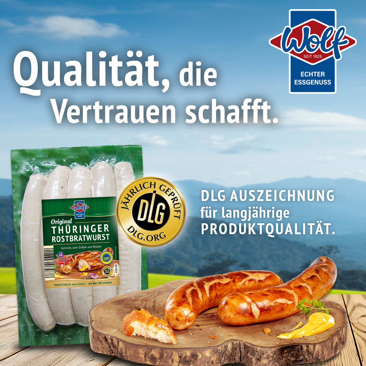 Qualität, die Vertrauen schafft.