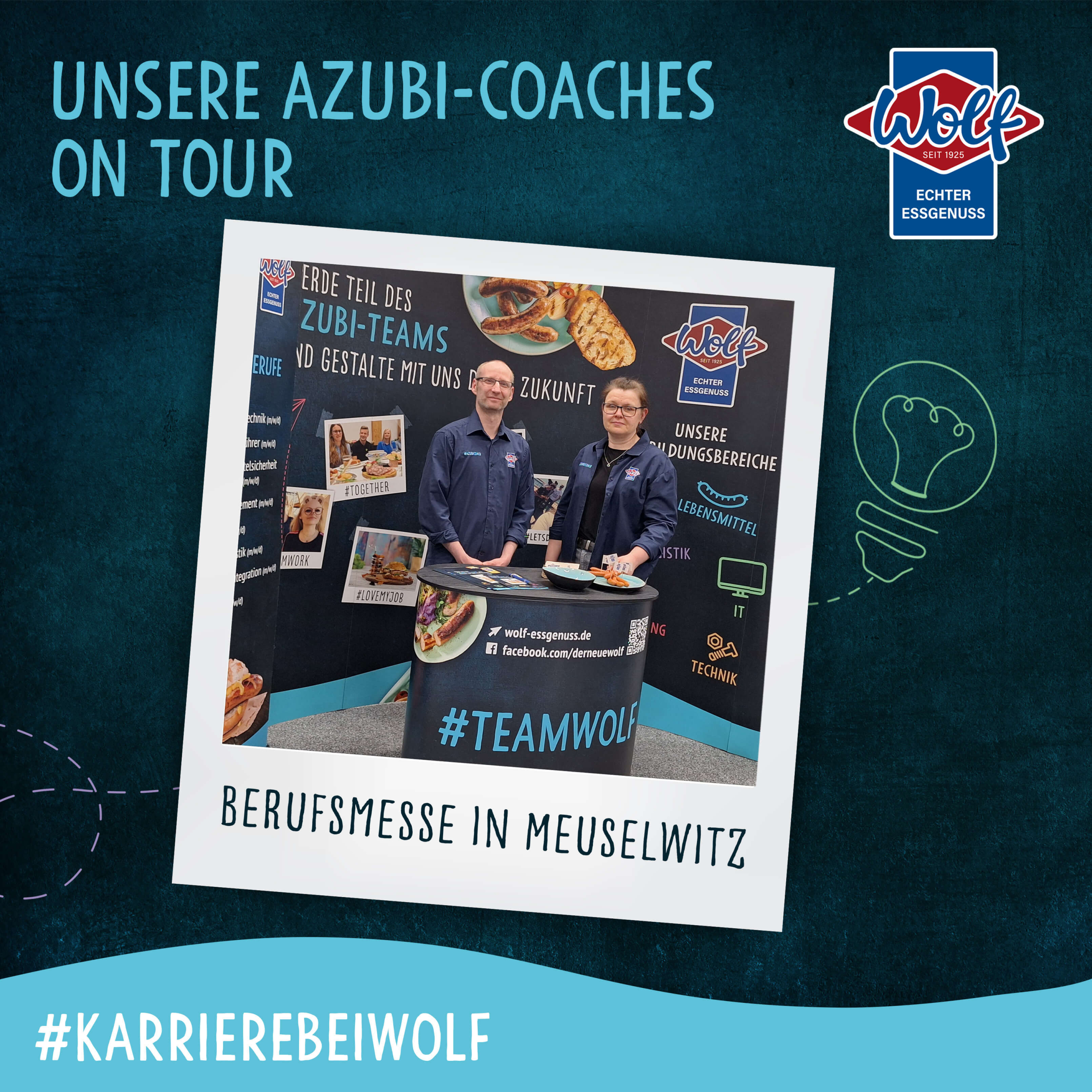 Unsere Azubi-Coaches on Tour bei der Berufsmesse in Meuselwitz