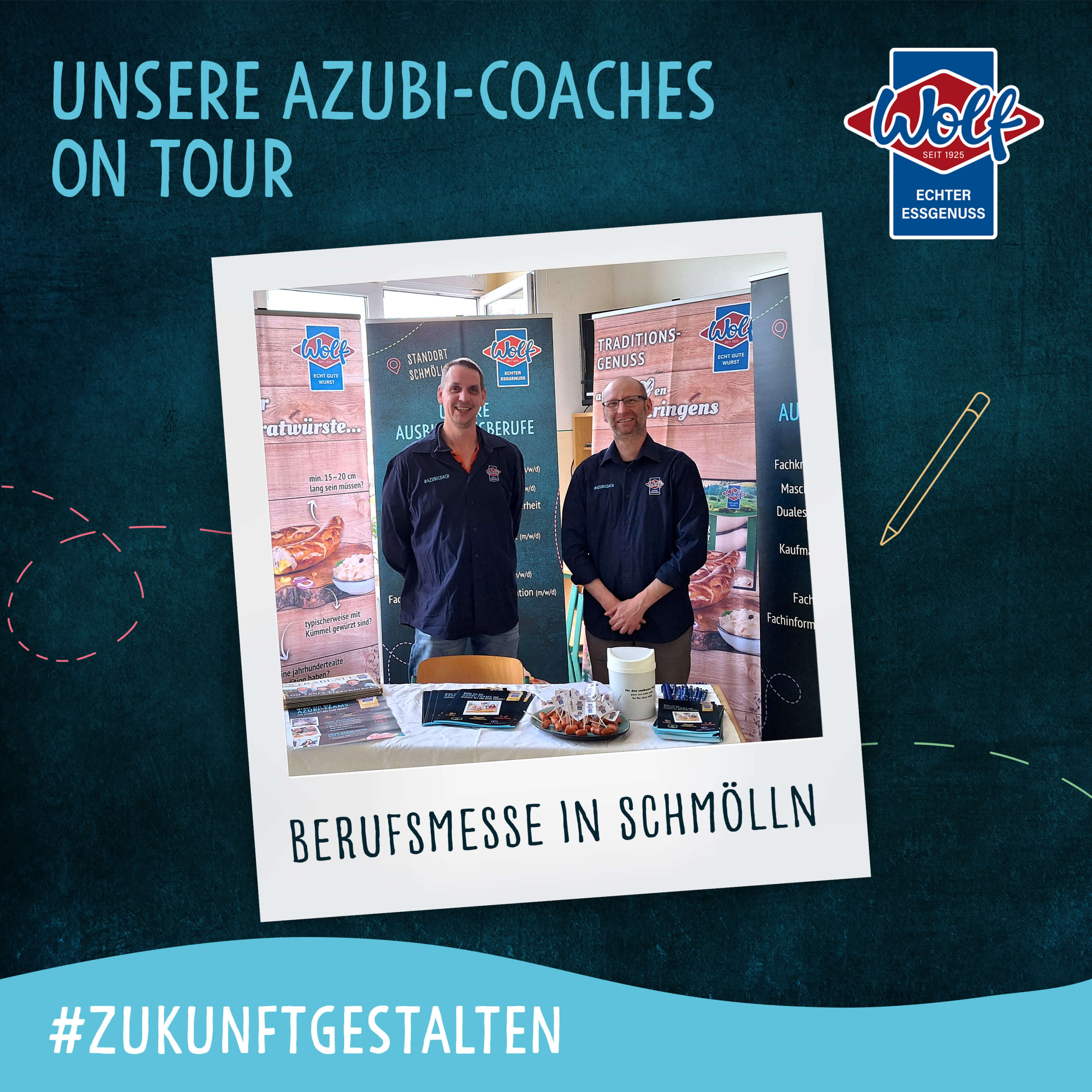 Unsere Azubi-Coaches on Tour bei der Berufsmesse in Schmölln